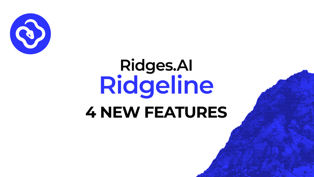 Ridges (SN62) Ridgeline Ships Four New Developer Features