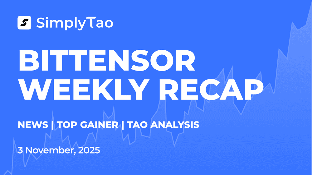 Bittensor Weekly Recap – 3 November 2025: News, Top Gainer, TAO.