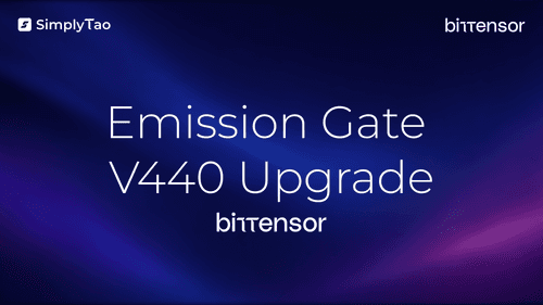 Bittensor Emission Changes Arrive With the V440 Upgrade