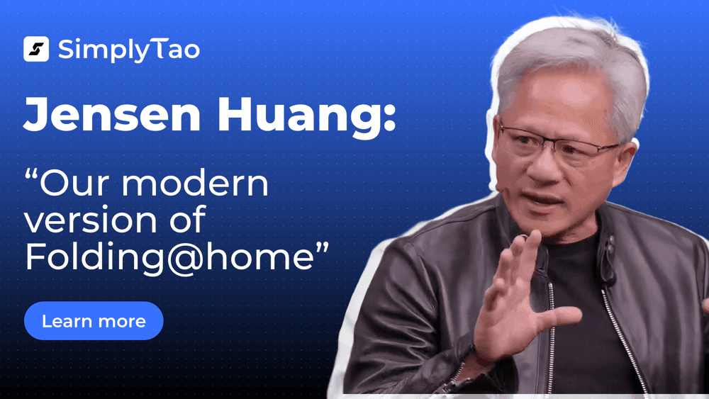 Jensen Huang Calls Bittensor "Modern Version of Folding@home"