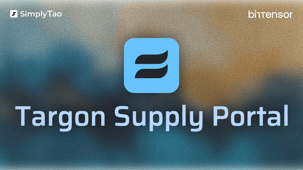 Targon (SN4) Supply Portal Goes Live