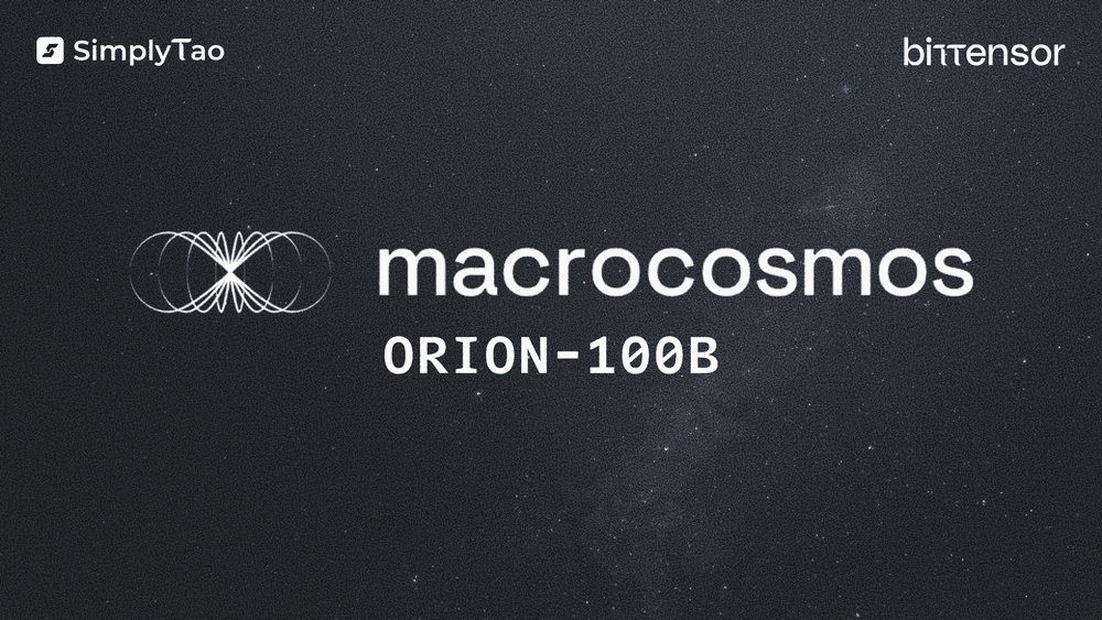 Orion-100B Macrocosmos: 100B Model Trained Over the Internet