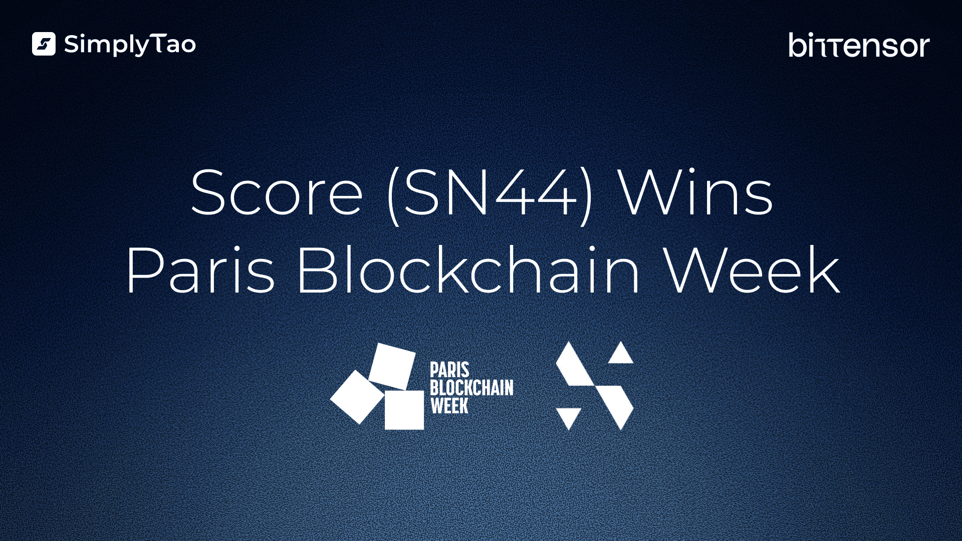 Paris Block Week Bittensor Score SN44 Subnet 44 Winner